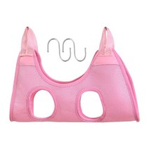 애견 고양이 미용 해먹 다기능 수리 네일 손질 부드럽고 편안한 2 후크 청소 용품, 핑크엠