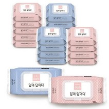 답이답이다 다용도 물티슈 캡형 랜덤 발송, 100매입, 20팩