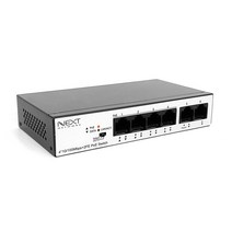 넥스트 4포트 POE 업링크 2포트 스위칭허브, NEXT-POE306EF