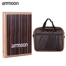 카혼 미니 타악기 카혼 악기Ammoon 컴팩트 여행 cajon 플랫 핸드 드럼 31.524.54.5cm 여행 플랫 박스 드럼 캐리 백 포함, 케이온 드럼 2, 협력사