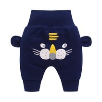 Baby cute pants boys girl cartoon high waist protection belly children toddler spring autumn newborn