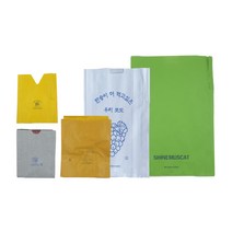 농사친구 과수 과일 봉지 100매 + 작업장갑 set 모음 복숭아 배 포도 사과 샤인머스켓 봉투 핀부착 친환경 위생봉투 거봉 청포도, 선택3. 사과 봉지 100매 + 장갑