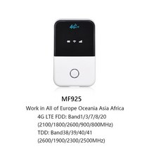 유심 와이파이 라우터 공유기 MF925 잠금 해제 3G 4G 와이파이 라우터 야외 미니 150Mbps Mifi 모바일 핫스, 01 MF925 Europe Version_01 USB
