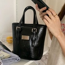 핑크비올라 / 유러피 애나멜 레더 벨트 쇼퍼백 크로스백 버클 가방