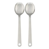 국산 304 스텐 포카락 군용수저 / 포크와 숟가락이 하나로 군납전용, 군용수저 2개