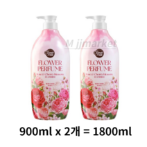 샤워메이트 내추럴 퍼퓸 바디워시 체리블라섬, 1800ml, 30개