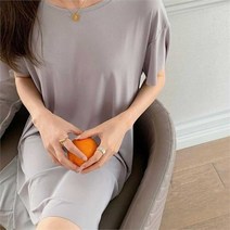 오노마 오노마 ONM 시원한 쿨링 롱원피스 여성 여름옷 여자 반팔 원피스 (8946139)