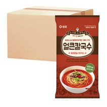 샘표 얼큰칼국수 1인분(101g 1박스 (10개, 샘표 얼큰칼국수 1인분(101g) 1