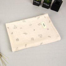 순면 100% 이중거즈원단 100%국내생산 품질보증 아기이불 블랭킷 여름블랭킷 유아이불 어린이집이불 낮잠이불, 작은별블루