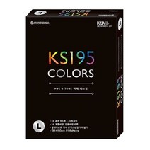 종이나라 60000 전문가용 칼라칩 KS195 대 (L타입) 컬러가이드 색종이 195색, 단품