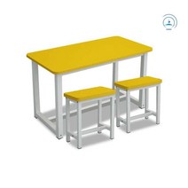 미술학원 책상 놀이 드로잉 다인용 공부방 미술실, 더블 시트 길이 120 폭 60 높이 74cm