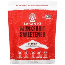 라칸토 Lakanto 에리스리톨 함유 나한과 감미료 클래식 235g(8.29oz), 나한과 감미료 235g(8.29oz), 1PK