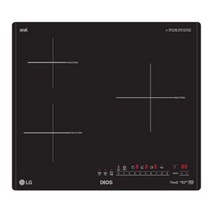 LG전자 스탠딩 3구 인덕션 BEI3GQTU2 [ 150mm 최고화력 3400w 유로케라글라스 21종 안전장치 ]_, 단품
