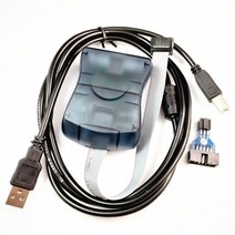 모듈avrisp 컴퓨터부품 Atmel AT AVRISP mkII XPII AVR ISP mk2 USB MKII 시스템 내 프로그래머 Studio 4, 한개옵션0