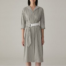 올리비아로렌 슬림 턱 스트라이프 원피스 VVCOAXM4191