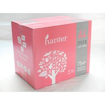 75g A4 복사용지 ( 재생 원단 사용 중소기업 제품)밀크 더블에이 한솔 라인