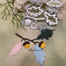 모양 틀 다이컷 가을 잎 금속 절단 스텐실 diy 스크랩북 장식 엠보싱 공예 커팅 템플릿, 없음