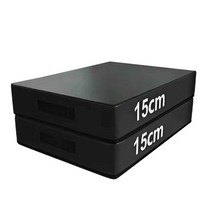 데드리프트 충격흡수 받침대 쿠션 홈짐 완충 매트, 50x30x15미니/진주면쌍검정과빨강