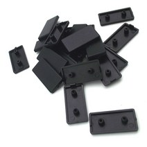 판넬 후레싱 샌드위치 부자재 샌드위치패널 유바 인테리어마감재 단열 지붕자재 20pcs 2040 플라스틱 ABS 엔드 캡 시리즈 알루미늄 프로파일 액세서리 더블 구멍, 20개