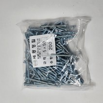 이도피스 50mm 200개/1봉 매입복스 전기피스 비스 배전함 차단기함 볼트 스위치 콘센트 조립 둥근머리 이도피스