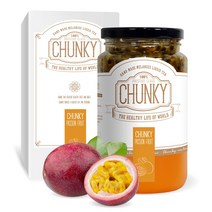 청키 패션후르츠청 백향과청 수제 과일청 수제청 차, 700g, 1개, 500ml