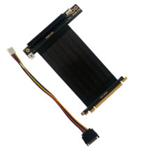 PCIE 3.0x16 90도 GPU 라이저 케이블 RTX 그래픽 카드 x99 서버 큰 6P 전원 공급 장치 Bitcoin 마이닝, 02 270 Degree_09 50cm
