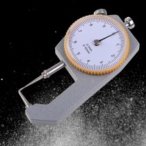 두께 측정기 도막 게이지 0~ 10mm 범위 측정 도구 0.05mm 해상도 원형 다이얼 두께 게이지 A0KF, 한개옵션0