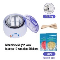 왁싱워머기 Wax Heater Warmer Hair Removal Machine For Hand Foot Body SPA Epilator Paraffin Pot Beans, 한개옵션1, 03 White EU 100g Beans