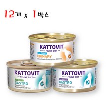 카토빗 펠라인 다이어트 85g 12개입 고양이주식캔, 콤보(3종 4개씩)