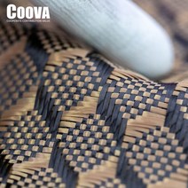 coova 탄소 섬유 매트 천 카본 원단 금흑색 3D 너비 20cm/30cm