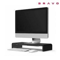 BRAVOTEC EQUALE AP-2002 M-DESK USB 3.0 모니터받침대 (블랙)