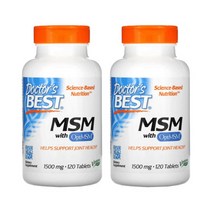 닥터스 베스트 MSM 식이유황 Optimsm 1500mg 120정 X 2통