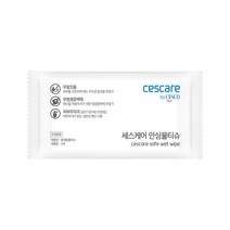 세스코 세스케어 안심 물티슈 일반형 컴팩트 음식점 카페 식당 일회용 업소용 대용량 개별포장, 단품