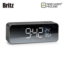 [브리츠bz t7600] 브리츠 BZ-MX2800 블루투스 알람 시계 FM라디오