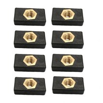 호환 낚시배 바다낚시배요트 부품 268pcs 카약 사이드 마운트 슬라이드 트랙 레일 silders 낚싯대 폴 홀더 마운팅베이스 슬라이딩 너트, 8개