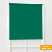 우드블라인드 창문햇빛가리개 SCHRLING100 암막 장력 롤러 블라인드 마운트 내부에 드릴 설치 없음 윈도우 룸용 셔터, Green+W45xH180cm