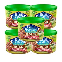 블루다이아몬드 Blue Diamond 볼드 스파이시 딜 피클 아몬드 6oz 5팩 총 862g