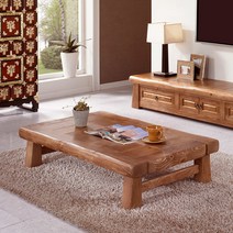 [마루엔개비] 귀장부 원목중틀 좌식테이블 180사이즈