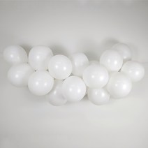 화이트 흰색 풍선구름 아치풍선 생일파티 30cm 풍선 만들기 꾸미기 DIY 세트 유치원 어린이집 환경미화 크리스마스 연말파티, 20개 추가(40개)
