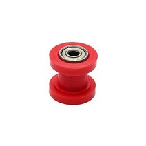 YDPS001 707591 Chain Roller Slider Tensioner Guide Pulley for Dirt Pit Mini Bike Motorcycle ATV Off, 8mm, Red