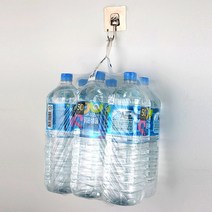 초초~강력 하중 다용도 메탈 접착후크 깔끔한 주방/욕실 만들기 10P, 10개