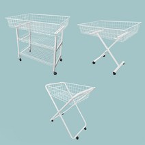 매대인 바구니매대 진열대/HS-028/HS-171/HS-177, X형 소형바구니매대 HS-177