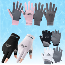 넥플 쿨 핸드폰터치 등산 운전 장갑 남성 여성 자전거 자외선차단 손가락 장갑, 완장갑_블랙