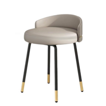 MONTHERIA 화장대스툴 회전 화장대의자 인테리어의자 A596-21, 그레이