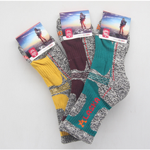 알래스카 여성 등산양말 안전화양말 3켤레, 랜덤3켤레