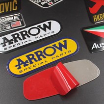 오토바이 패치 스티커 고급 내열 알루미늄 재질, 12.요시무라GP 실버, 1개