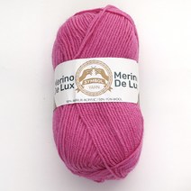 삼남뜨개실 메리노디럭스 10+1 울실 의류실 목도리실 겨울실, Merino DeLux, 11 플라워핑크