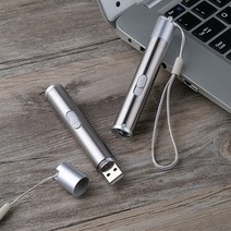 미니 레이저 포인터 펜 USB 충전식 3 1 레드 라이트   화이트 LED 토치 UV 손전등 고양이 개 애완 동물 장, 한개옵션0