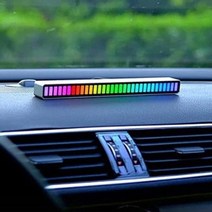LED바 이퀄라이저등 무드등 LED라이트 소리 반응 모듈, 블랙
