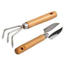 원예공구 소형 스텐레스 삽 공작용품 땅을 갈아 엎다 나무를 심다 해루질집게 미니 사이즈 꽃 키우기 도구 3781714506, 나무자루